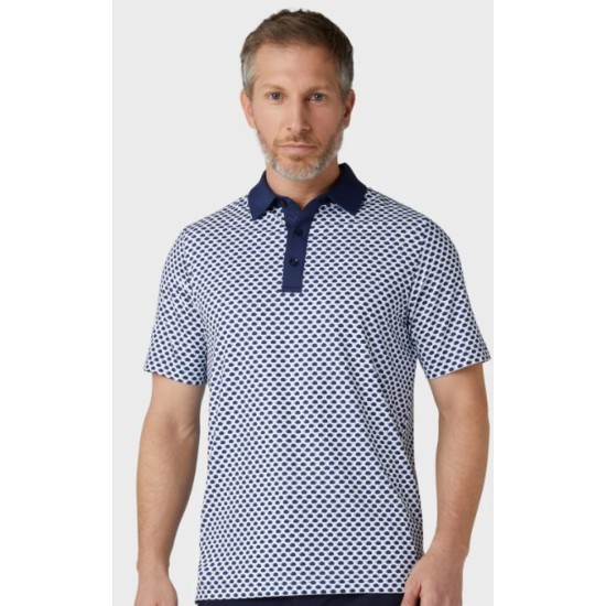 Callaway Men's Hedgehog Geo Print Polo 2023