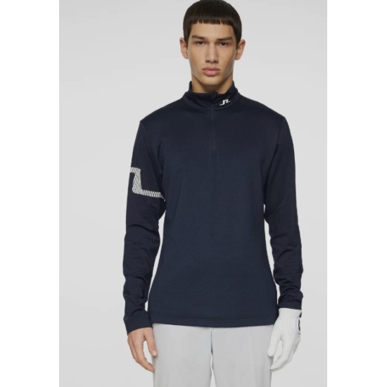 J.Lindeberg Heath Strike Mid Layer Mens Navy