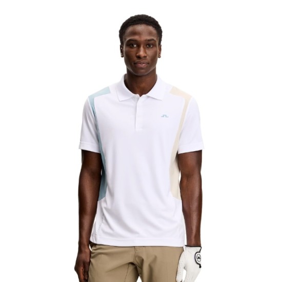 J.Lindeberg Legacy Polo Mens Moonbeam