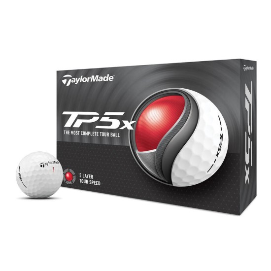 TaylorMade TP5x Dozen Golf Balls 2025