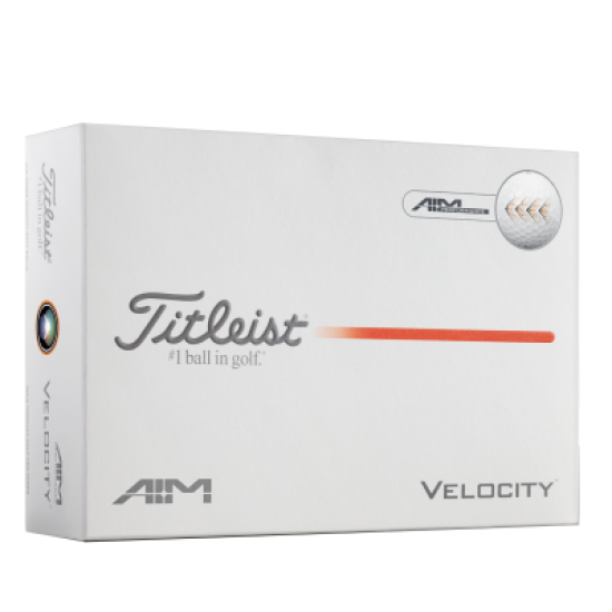 Titleist Velocity AIM Golf Balls Dozen
